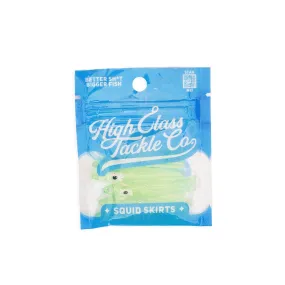 "Glo Bois" Hoochie Squid Skirts (5x PACK) 3.5"