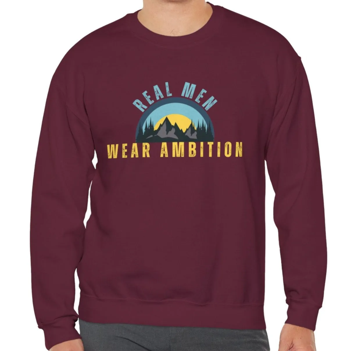 Real Men Wear Ambition: Elevate Your Style with Determined Comfort