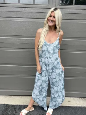 Sara Beautiful Jumpsuit in Blue