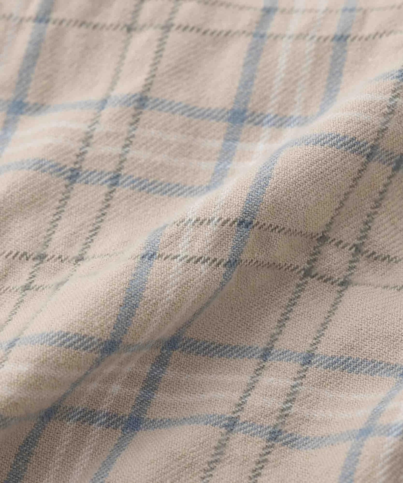 SEA VINTAGE RAW EDGE FLANNEL SHIRT