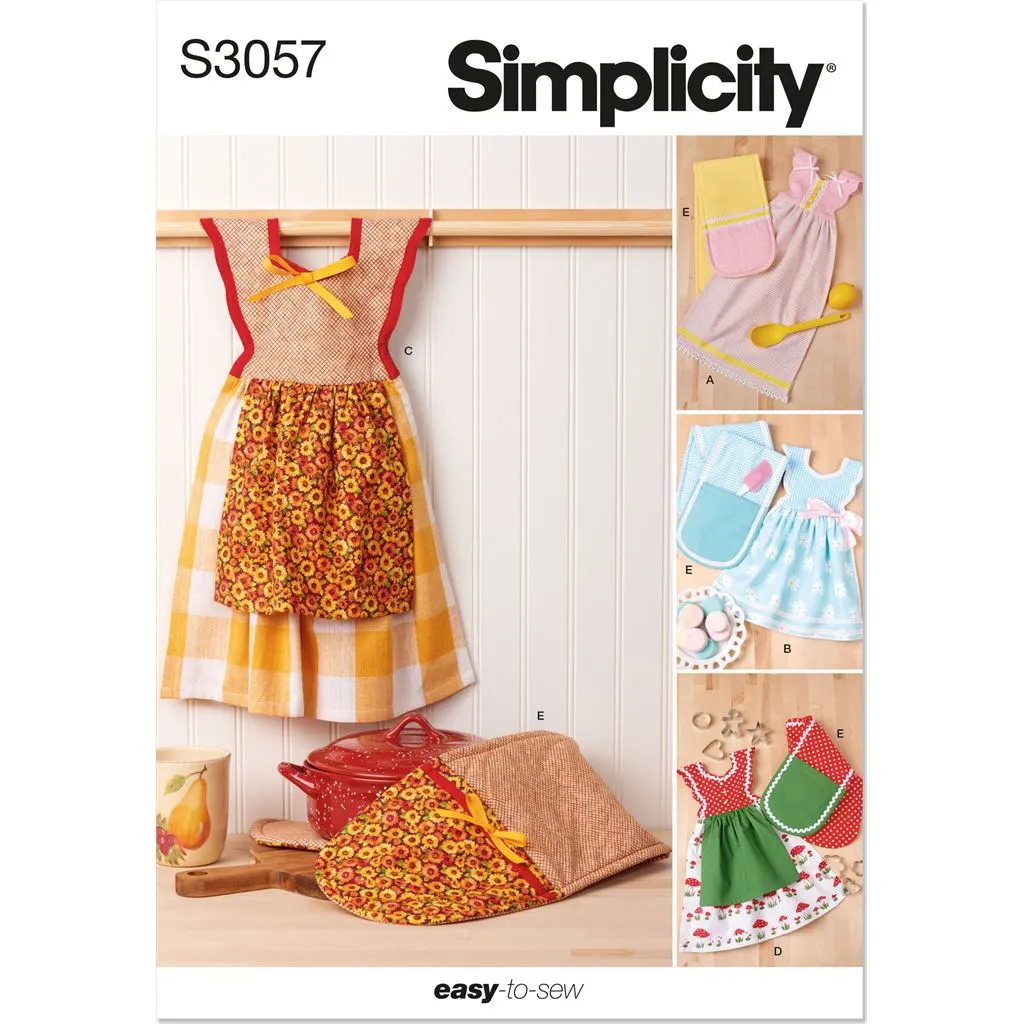 Simplicity Sewing Pattern S3057 Kitchen Accessories