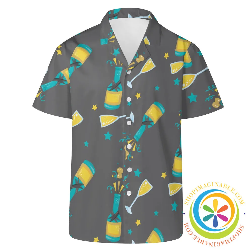 Stylish New Years Party Hawaiian Casual Shirt