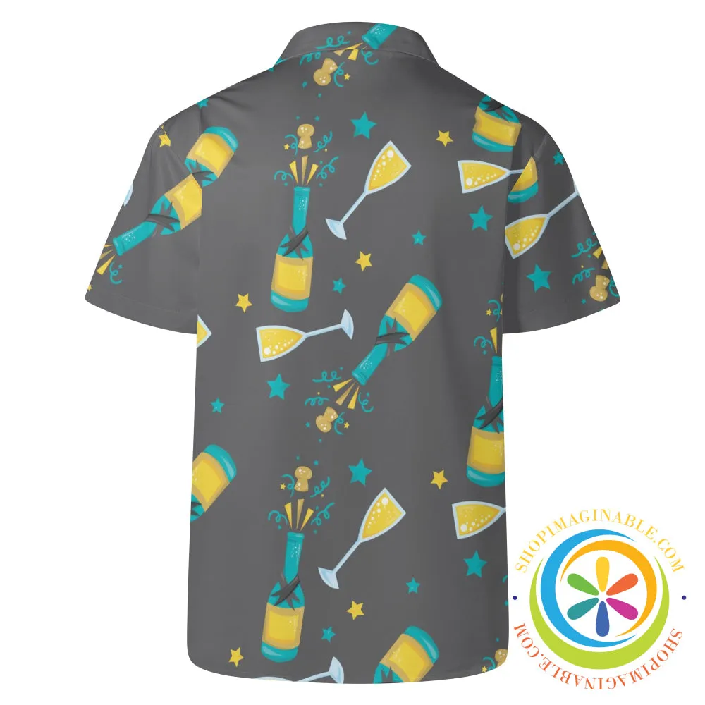 Stylish New Years Party Hawaiian Casual Shirt