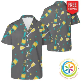 Stylish New Years Party Hawaiian Casual Shirt