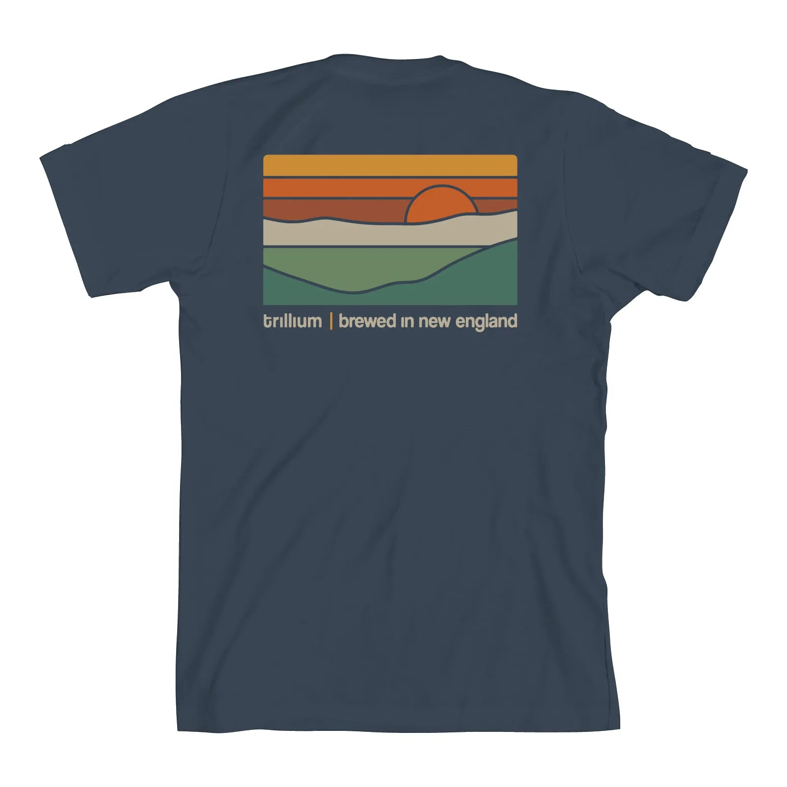 Sunset Logo T-Shirt Indigo