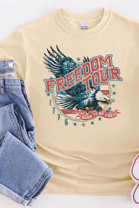 Vintage Freedom Tour Short Sleeve Relaxed Fit T-Shirt