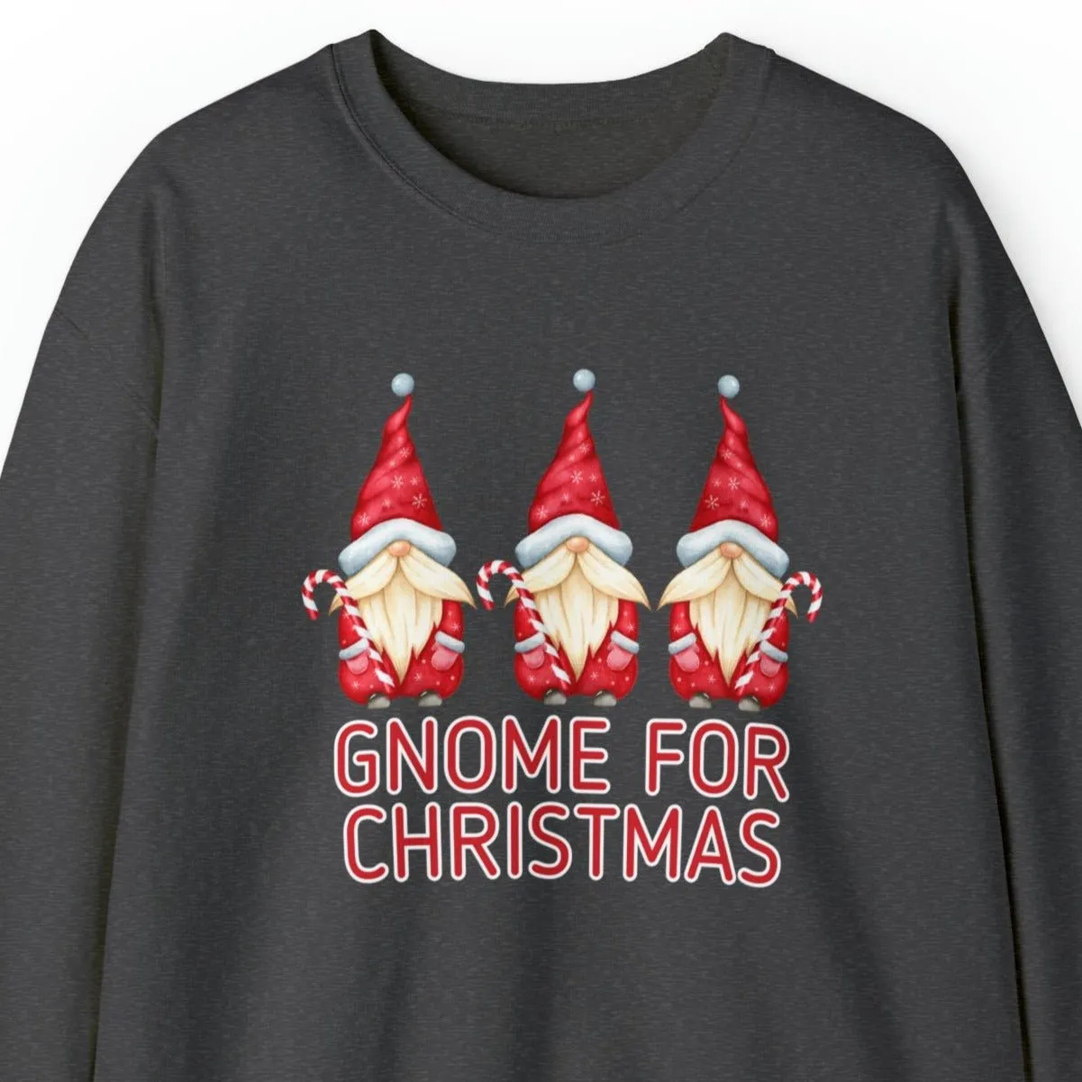 Women's 'Gnome for Christmas' Sweatshirt - Festive Holiday Gnomes Design