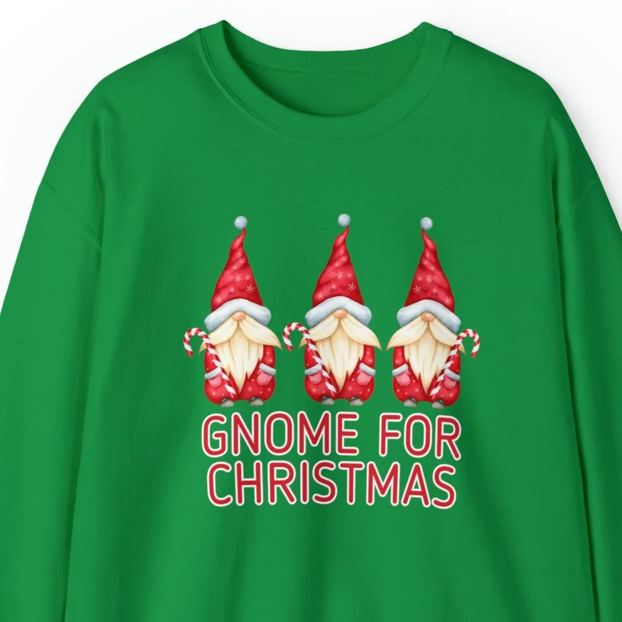 Women's 'Gnome for Christmas' Sweatshirt - Festive Holiday Gnomes Design