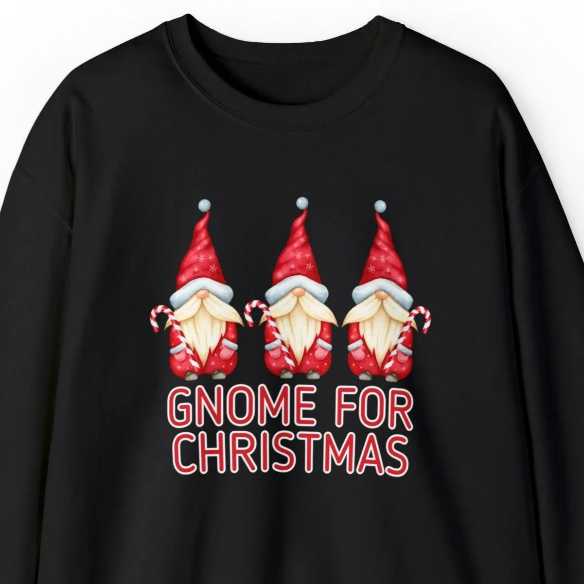 Women's 'Gnome for Christmas' Sweatshirt - Festive Holiday Gnomes Design