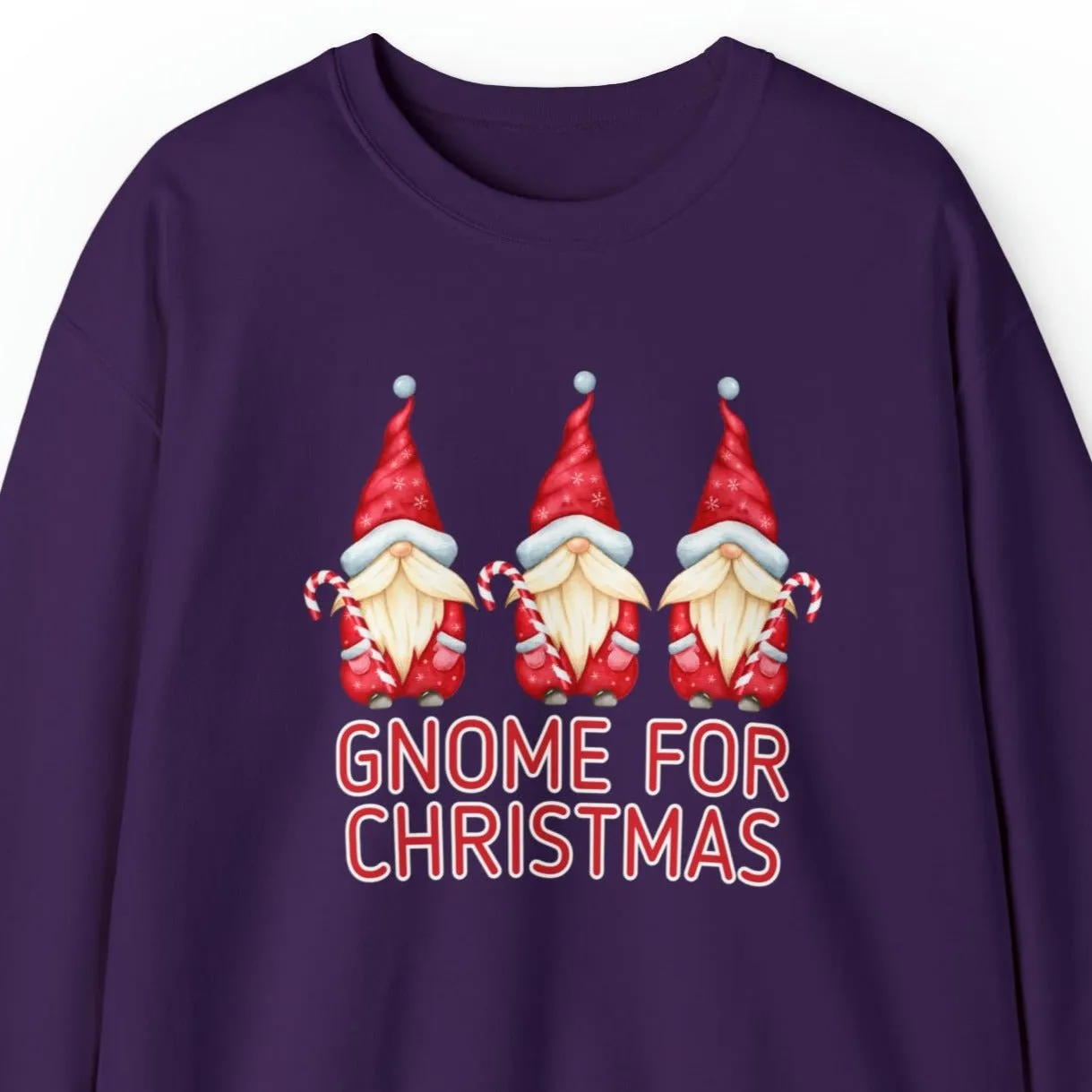 Women's 'Gnome for Christmas' Sweatshirt - Festive Holiday Gnomes Design